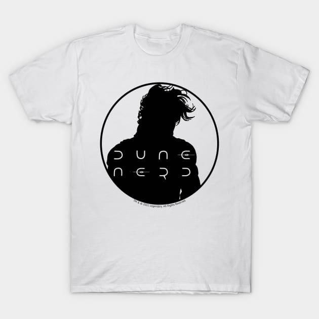 Dune Nerd Paul Atreides Silhouette T-Shirt by Slightly Unhinged